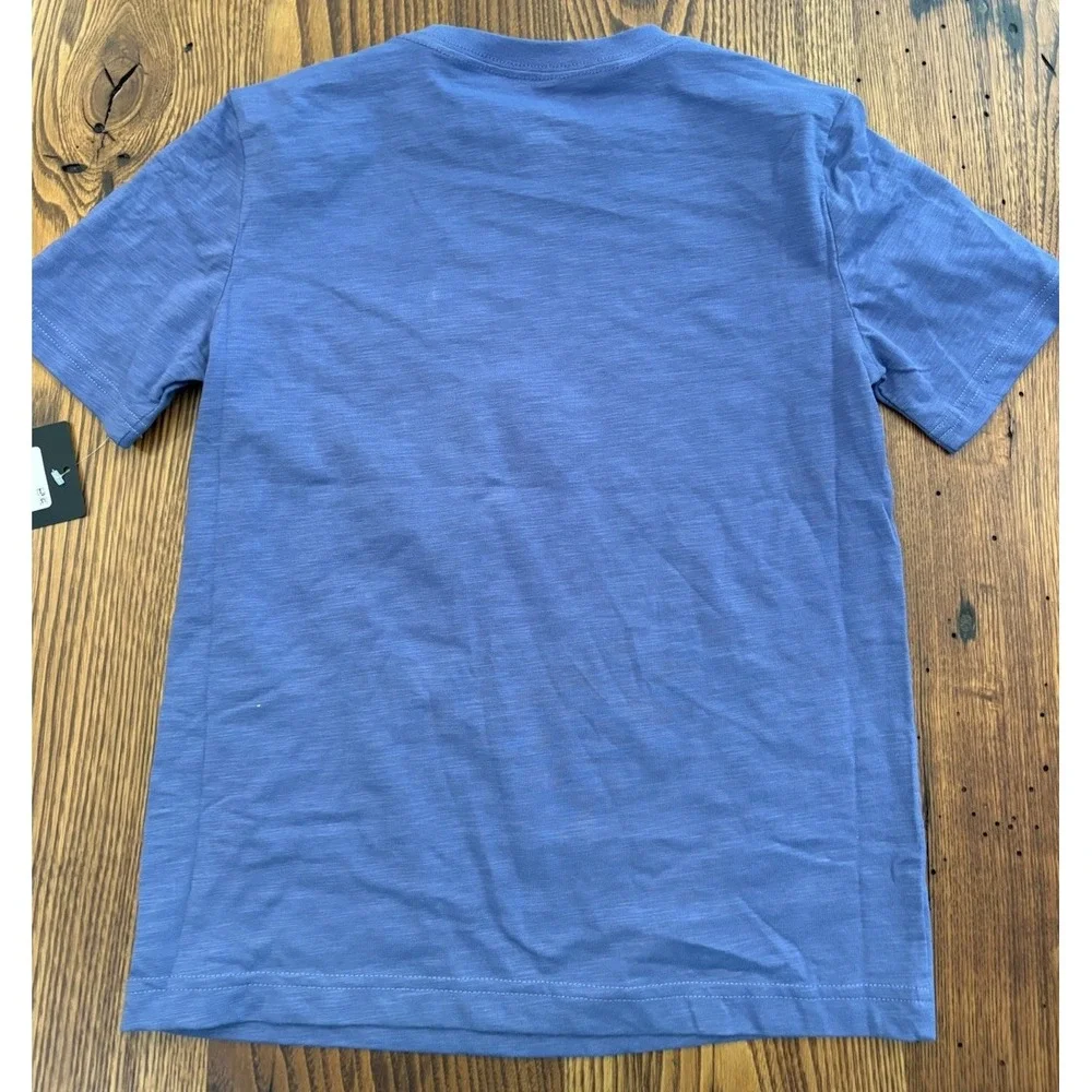 Converse Boys' Short Sleeve Pocket Logo T-Shirt Blue Size S (7-9 Yrs) NWT